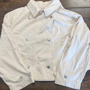 Universal Thread Cream Double-Breasted Button Jacket women’s XXL